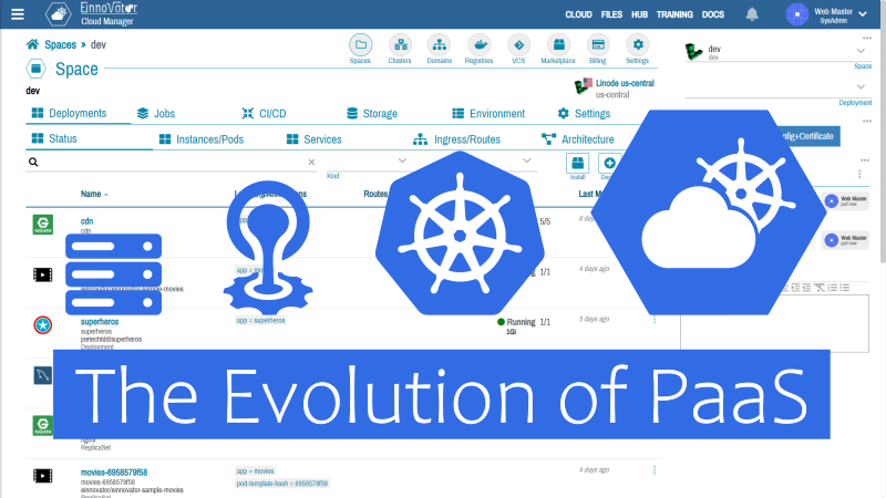 The evolution of PaaS - Kubernetes Cloud Manager